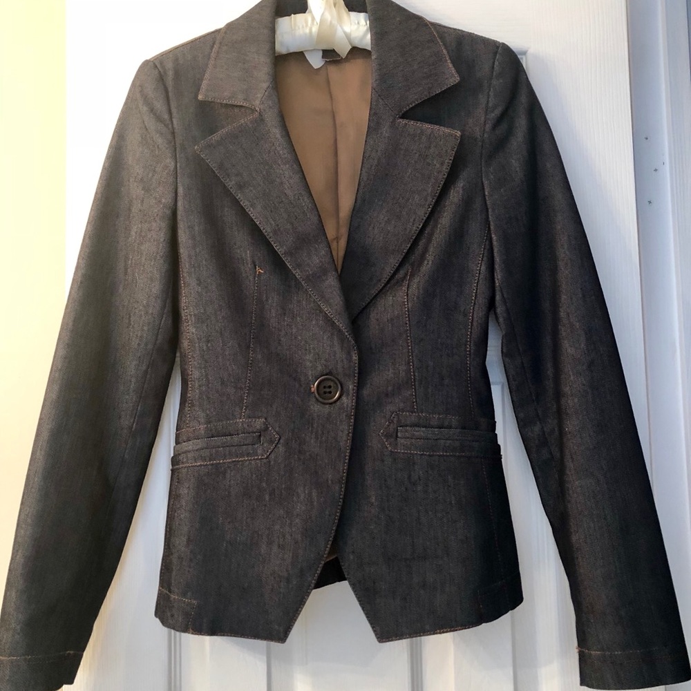 ZARA Basic Jean Blazer 💄